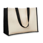Grand sac de courses jute naturel 42cm – Image 2