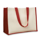 Grand sac de courses jute naturel 42cm – Image 4