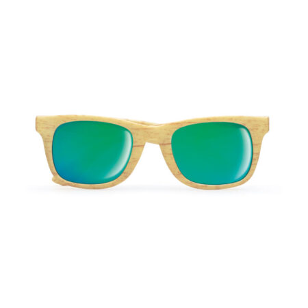 Lunettes soleil monture effet bois 14cm