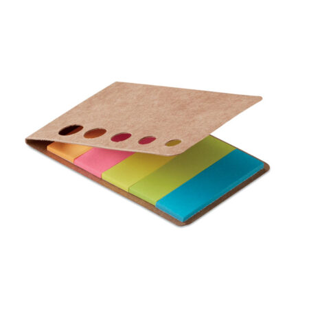 Set 5 marqueurs adhésifs papier recyclé – vue 2