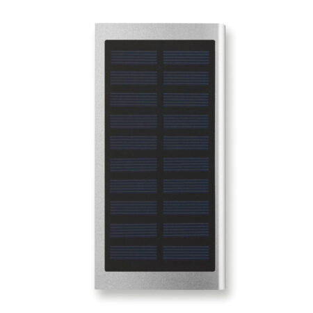 Powerbank solaire alu recyclé 8000mAh – vue 2