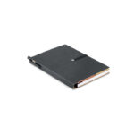 Carnet recyclé ligné A6 avec stylo assorti