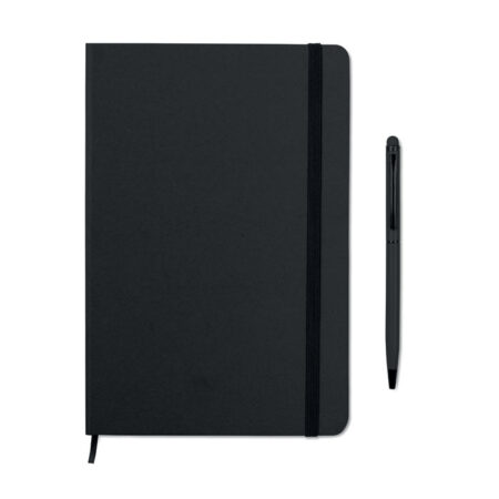 Coffret carnet A5 papier + stylo assorti