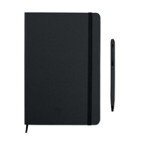 Coffret carnet A5 papier + stylo assorti