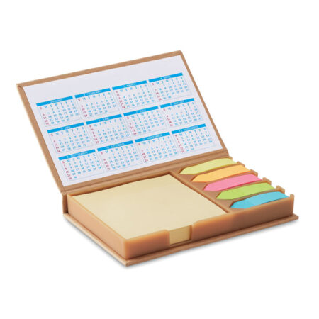Set de bureau avec calendrier papier recyclé
