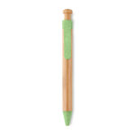 Stylo bille bambou et paille de blé – vue 3