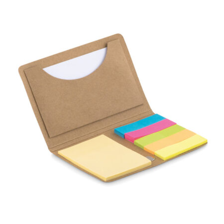 Set mémo papier recyclé + repositionnables