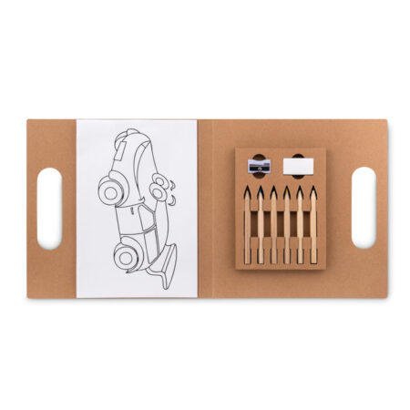 Set de coloriage papier recyclé format A4