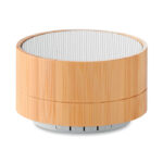 Enceinte Bluetooth bambou format slim 7cm – Image 2