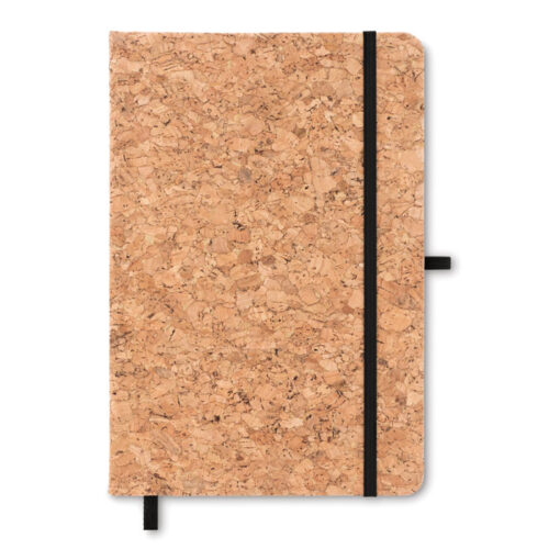 Carnet A5 couverture liège naturel – papier recyclé