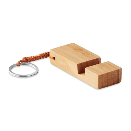 Porte-clés grip smartphone en bambou