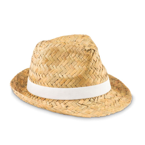 Chapeau de paille naturelle tressée – vue 2