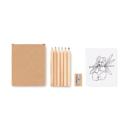 Set de coloriage enfant en bois