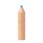 Étui bois 6 crayons de couleur