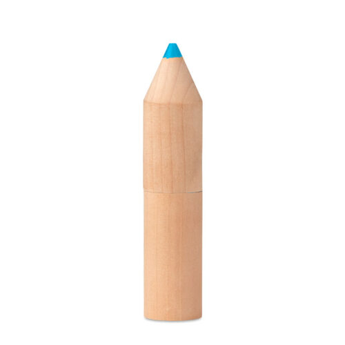 Étui bois 6 crayons de couleur
