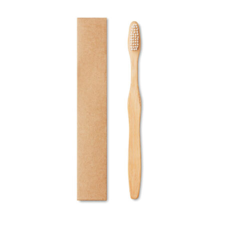 Brosse à dents manche bambou naturel – vue 2
