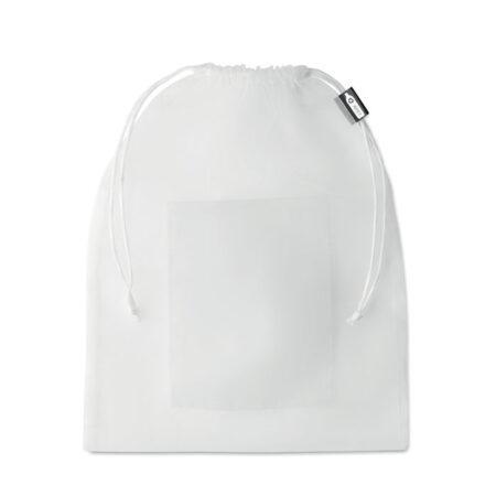 Sac filet alimentaire réutilisable RPET recyclé 40cm