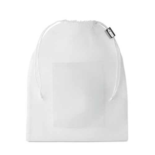 Sac filet alimentaire réutilisable RPET recyclé 40cm