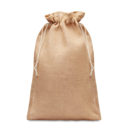 Grand sac cadeau jute naturel 30x47cm