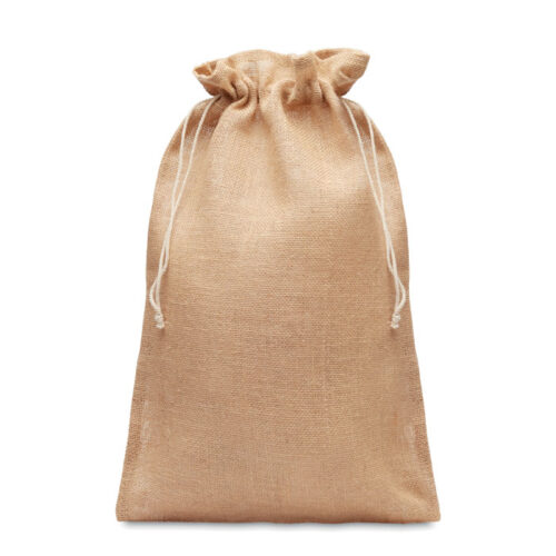 Grand sac cadeau jute naturel 30x47cm