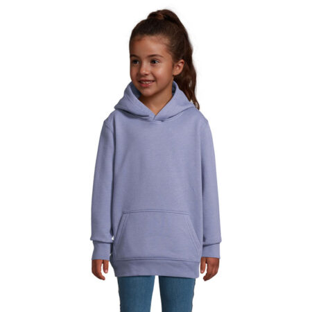 Sweat à capuche enfant Condor coton recyclé – vue 2