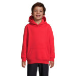 Sweat à capuche enfant Condor coton recyclé – vue 3