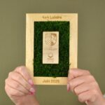 Trophée mousse végétale rectangulaire personnalisé – vue 3
