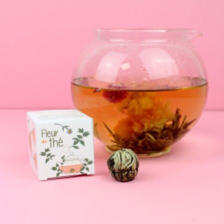 Fleur de thé personnalisée – Thé fleuri écologique et original