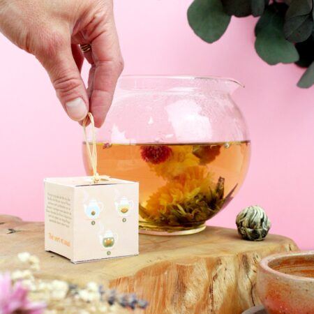 Fleur de thé personnalisée – Thé fleuri écologique et original – vue 2