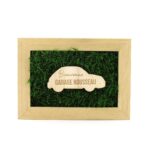 Trophée mousse végétale rectangulaire personnalisé