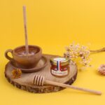 Cuillère à miel en bois personnalisable – Accessoire écologique pour miel – vue 2