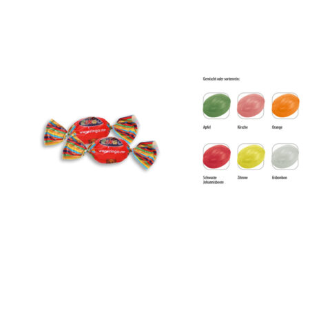 Bonbons personnalisés en papillote - Achat au kilo