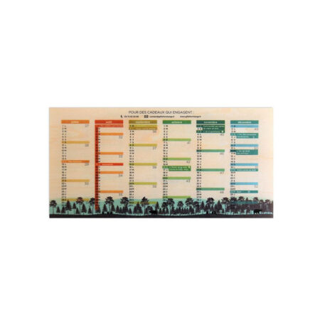 Calendrier en bois