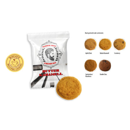Cookies personnalisés en flowpack
