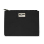 Pochette plate avec fermeture éclair en coton biologique – Image 9