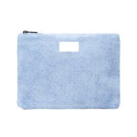 Pochette plate avec fermeture éclair en éponge biologique – Image 8