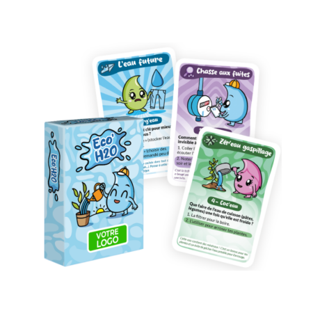 Jeu des 7 familles Eco H2O  Gestion de l'eau personnalisé