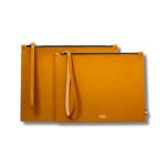 Pochette plate en synderme recyclé M/L | Fabriquée en France | Certifiée OEKO-TEX