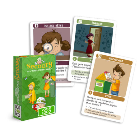 Jeu des 7 familles Secoury - Développement durable personnalisé