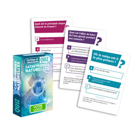 Curieux et Conscients Quiz | Jeu de sensibilisation aux catastrophes naturelles personnalisé