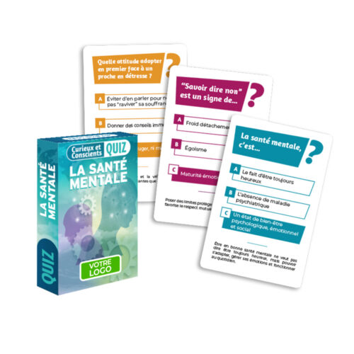 Curieux et Conscients Quiz - Jeu de sensibilisation à la santé mentale personnalisé
