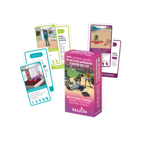 Le Bon Geste Salvum - Jeu de sensibilisation aux premiers secours personnalisé