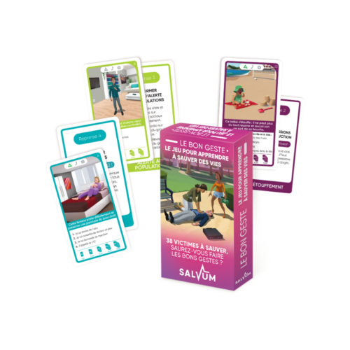 Le Bon Geste Salvum - Jeu de sensibilisation aux premiers secours personnalisé