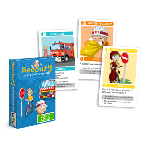 Jeu des 7 familles Secoury | Sécurité routière personnalisé