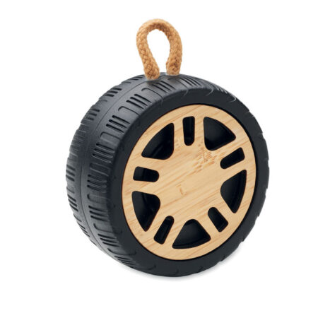 Enceinte Bluetooth 3W 5.3 forme roue ABS recyclé