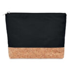 Trousse zippée liège et coton naturel – vue 2