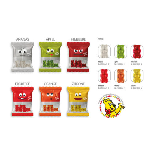 Bonbons HARIBO ours d’or personnalisés en sachet 10 g