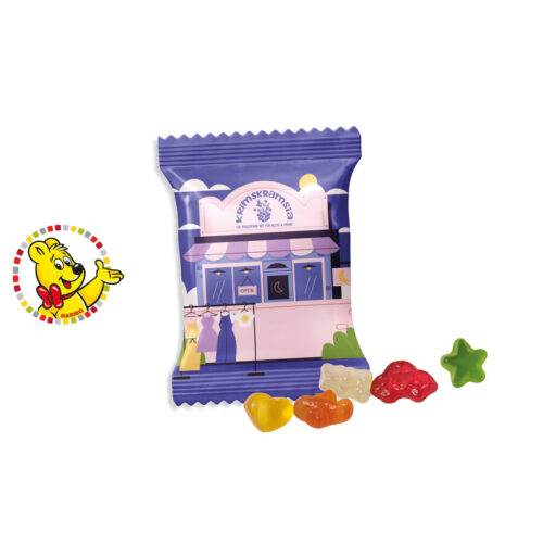 Bonbons HARIBO personnalisés en sachet 10 g - 14 Formes