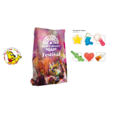 Sachet à fond plat HARIBO Happy Life 150 g personnalisable