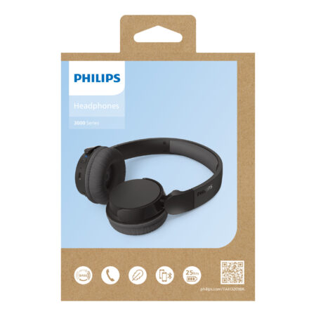 Casque Bluetooth Philips 25h d'autonomie et casque sans fil léger, pliable et confortable – vue 2